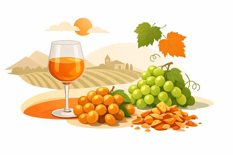 What Is Orange Wine Made From? Grapes and Skins