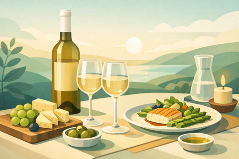 Dry White Wine for Dinner and Everyday Drinking