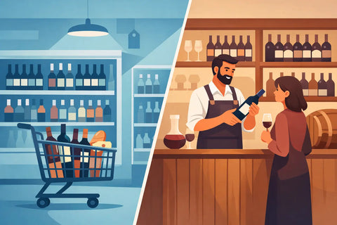 Supermarket Wine vs Wine Merchant