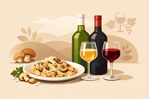 What Wine with Mushroom Risotto? Best Bottles
