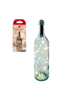 Talking Tables Silver Wine Bottle Stopper Lights for Christmas | 1m Battery Powered LEDs Table Decoration, Centrepiece,Red,BC-NUT-Light-Bottle