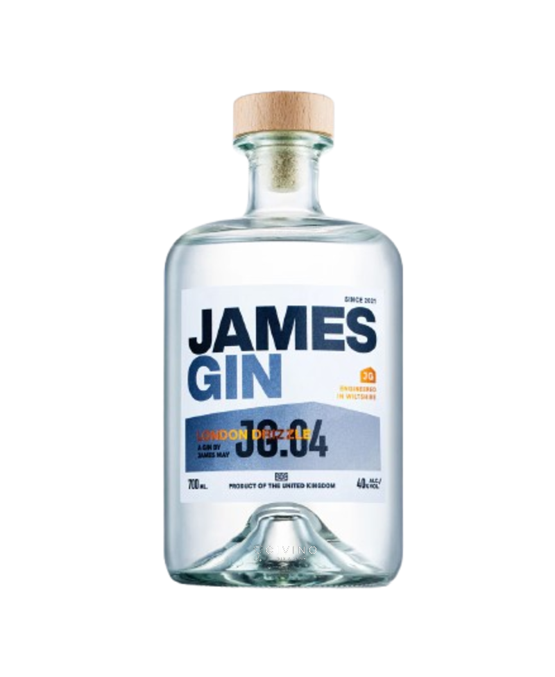 James Gin London Drizzle Gin, Botanical Dry Gin, Earthy