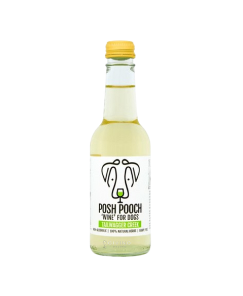 Woof & Brew Posh Pooch Wine For Dogs Tailwagger Creek - White 250ml