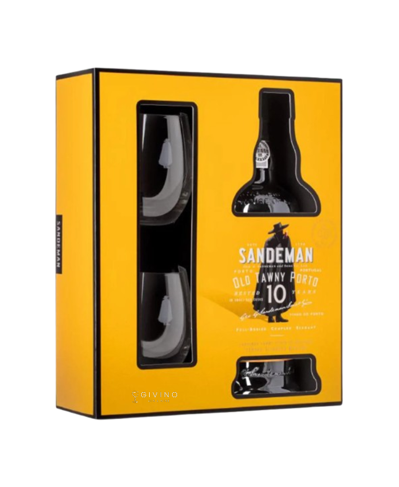 Sandeman 10 Years Old Tawny Porto Gift Set