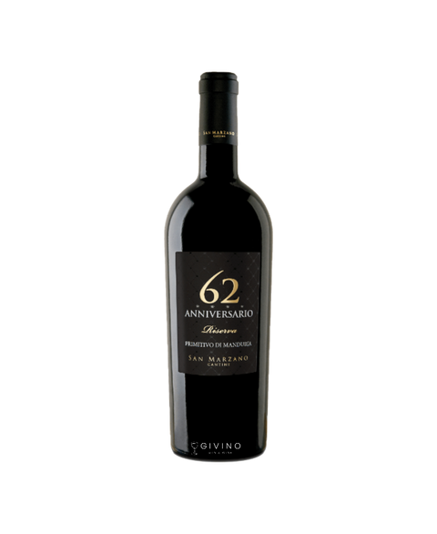 San Marzano 62 Anniversario Primitivo di Manduria Riserva