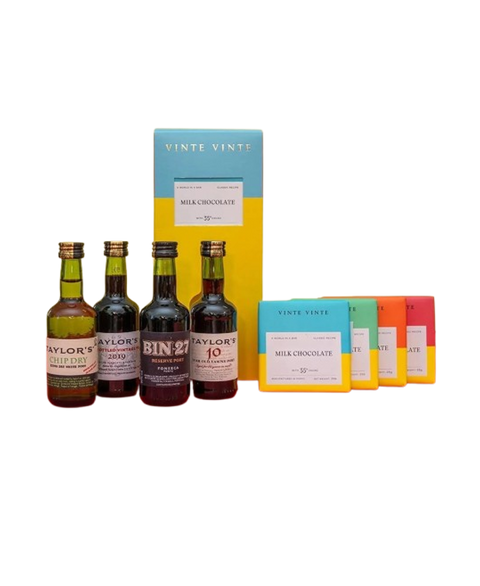 Taylor's Vinte Vinte Port & Chocolate Tasting Pack 4 X 5cl