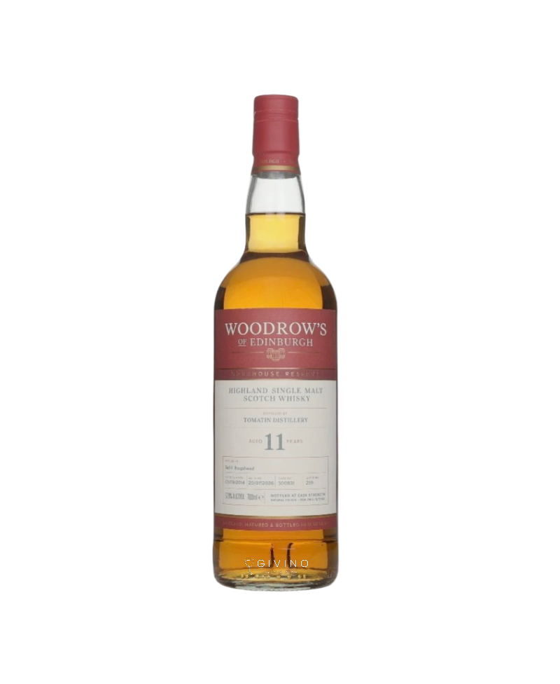 Woodrow's of Edinburgh 11 Year Old Scotch Whisky